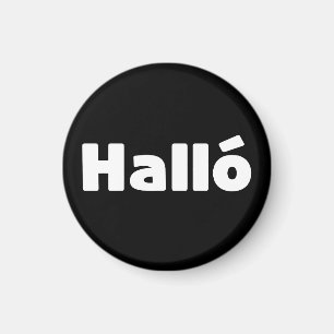 Aimant Islandais Halló { Hello ) Íslenska