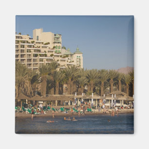 Aimant Israël, le Néguev, Eilat, le bord de mer Rouge