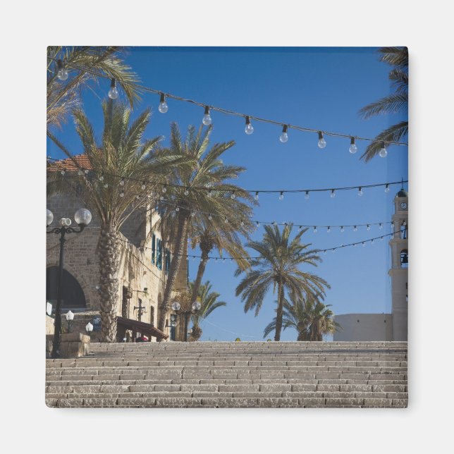 Aimant Israël, Tel Aviv, Jaffa, escaliers, Vieux Jaffa (Devant)