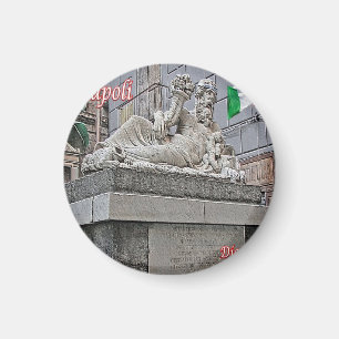 Aimant IT - Italie - Naples - Dieu Statue Nil