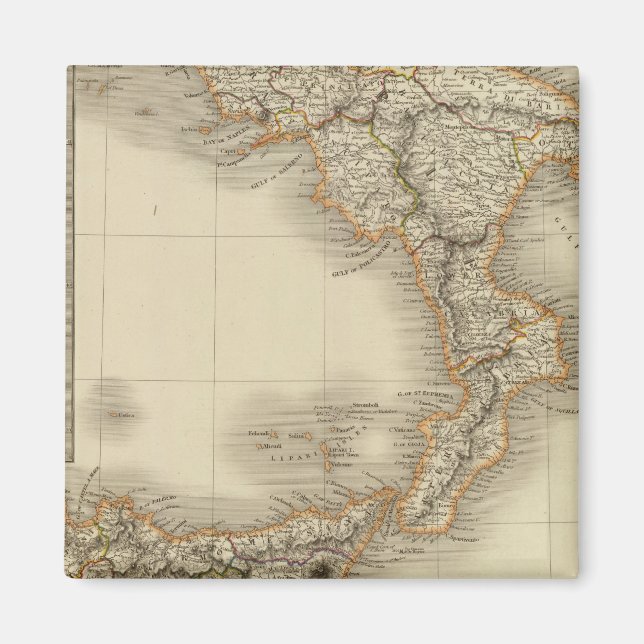 Aimant Italie du Sud 6 (Devant)