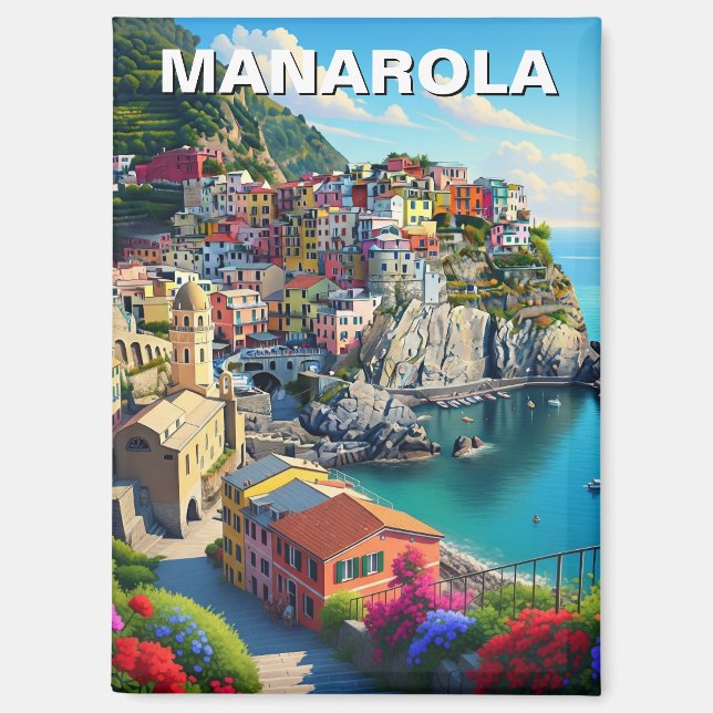 Aimant Italie Manarola Cinqua Terra (Recto)