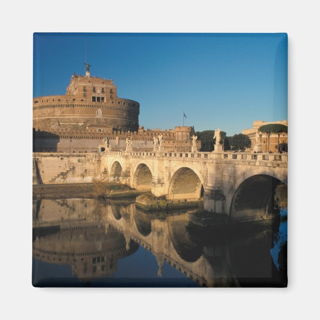 Aimant Italie, Rome, Castel Sant'Angelo et le fleuve (Devant)