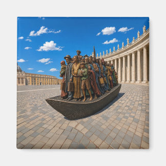 Aimant Italie, Rome. Les anges de la place Saint-Pierre