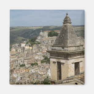 Aimant ITALIE, Sicile, RAGUSA IBLA : vue de la ville et S