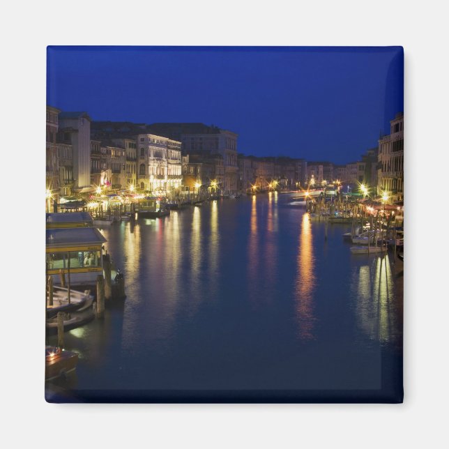 Aimant Italie, Venise, Vue nocturne sur le Grand 2 (Devant)