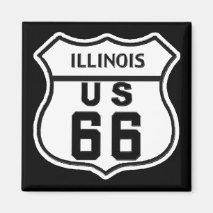 AIMANT ITINÉRAIRE 66 DE L'IL USA