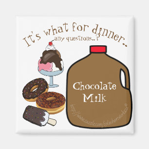 Aimant "It's what for dinner..any questions?"