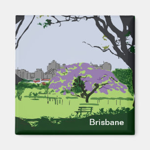 Aimant Jacaranda en fleur