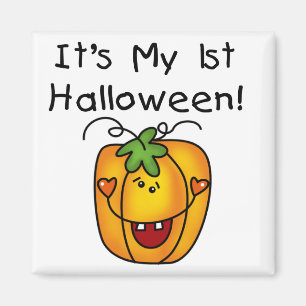 Aimant Jack-o'-lantern 1er T-shirts et cadeaux Halloween