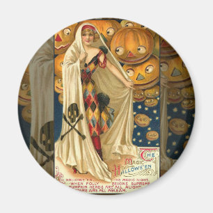 Aimant Jack-o'-lantern antique Halloween