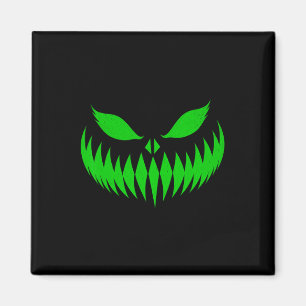 Aimant Jack-o'-lantern Face de Citrouille de peur Hallowe