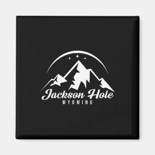 Aimant Jackson Hole Wyoming Station de ski Ski Snowboardi