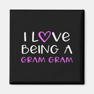 Aimant J'adore être une grand-mère gram-gram mignonne coo