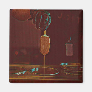 Aimant J'adore la glace popsicle