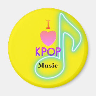 Aimant J'adore la musique K-pop