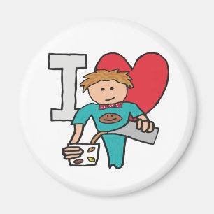 Aimant J'adore le café