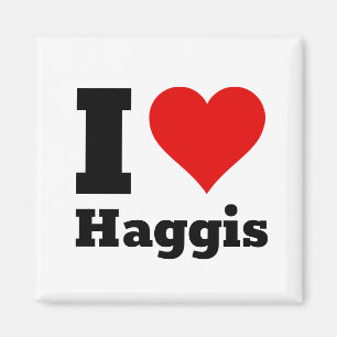 Aimant J'adore le haggis