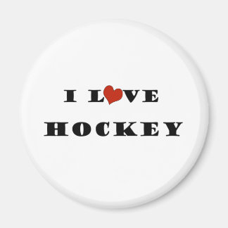 Aimant J'adore le hockey