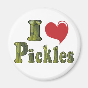 Aimant J'adore les pickles