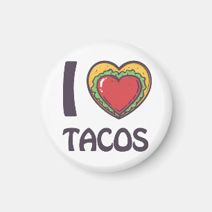 Aimant J'adore les tacos