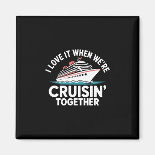 Aimant J'adore Quand On Croise Ensemble Drôle De Croisièr