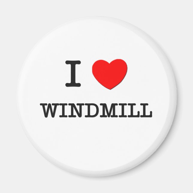 Aimant J'adore WINDMILL (Devant)
