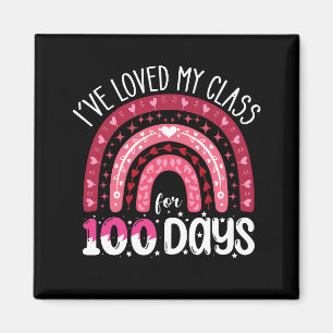 Aimant J'ai aimé ma classe depuis 100 jours d'école