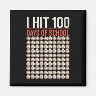 Aimant J'ai atteint 100 jours d'école Drôle Bysebyll 100è