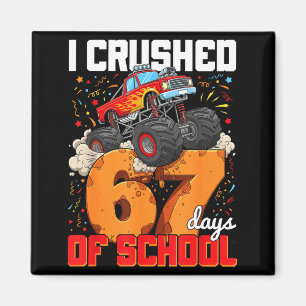 Aimant J'ai écrasé 67 jours d'école Génération Alpha Argo