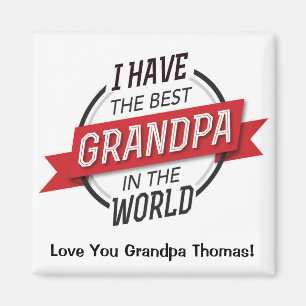 Aimant J'ai le meilleur grand-papa dans l'aimant du monde