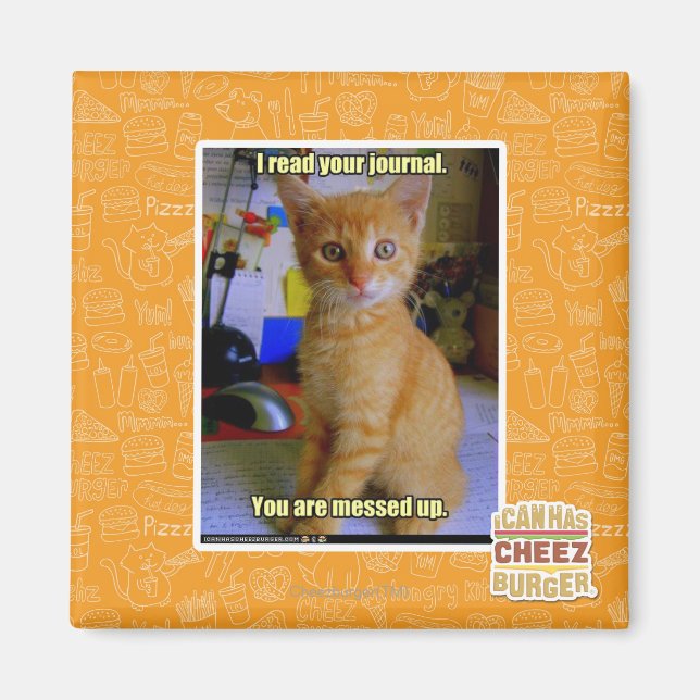 Aimant J'ai lu votre journal (Devant)