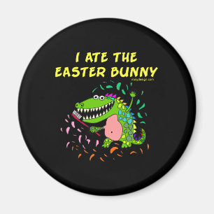 Aimant J'ai mangé le lapin de Pâques