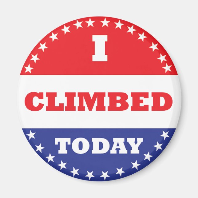 Aimant J'Ai Monté Aujourd'Hui (Devant)