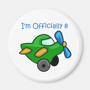 Aimant J'ai officiellement 8 ans, Jet Plane