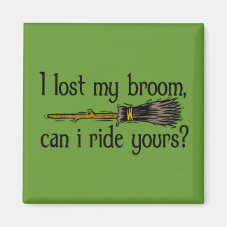 Aimant "J'ai perdu mon balai..."