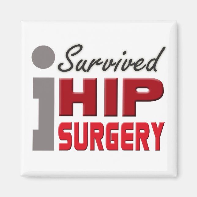 Aimant J'ai survécu à l'aimant de la chirurgie hanche (Devant)