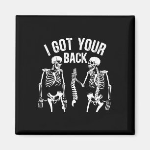 Aimant J'Ai Ton Ck Drôle Skeleton Spine Halloween Costu