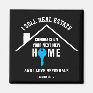 Aimant J'AI VENDU RÉEL IMMOBILIER Aimer Référentiels RÉAL