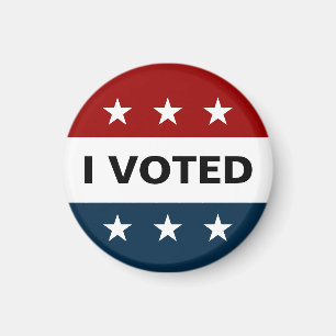 Aimant J'ai voté les élections de 2024