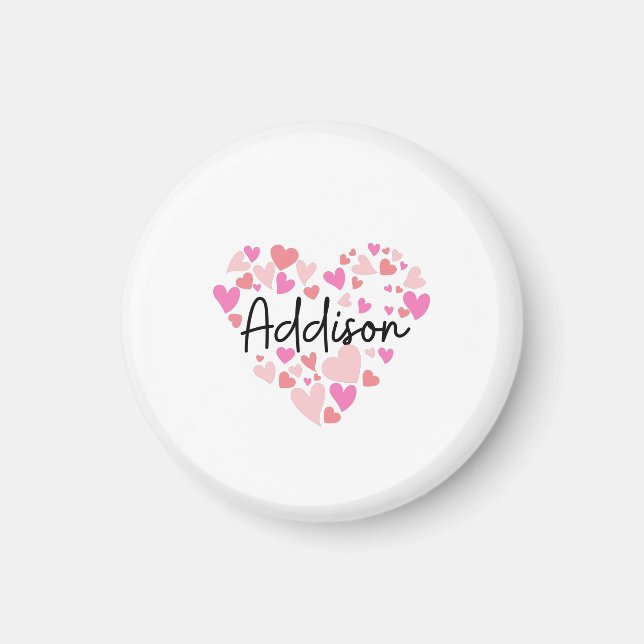 Aimant J'aime Addison (Devant)