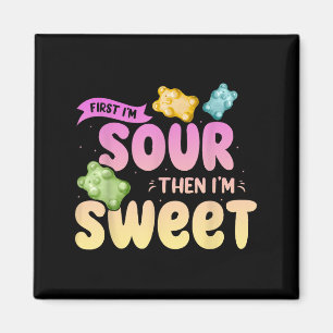 Aimant J'Aime Alors Je Suis Douce Funny Candy Patch Sweet