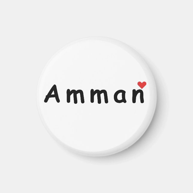 Aimant J'aime Amman (Devant)