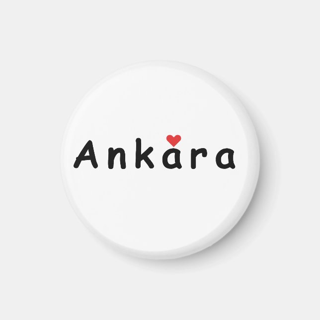 Aimant J'aime Ankara (Devant)