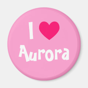 Aimant J'aime Aurora