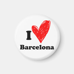 Aimant J'aime Barcelone