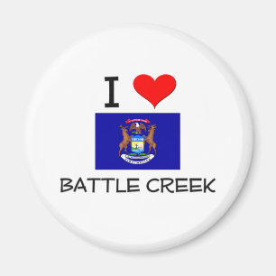 Aimant J'aime Battle Creek Michigan