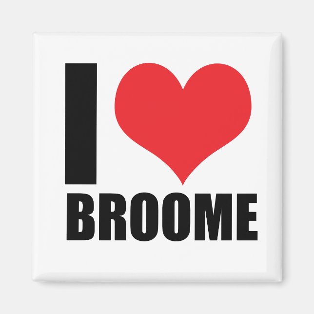Aimant J'aime Broome (Devant)