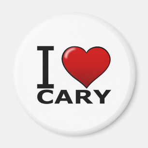 AIMANT J'AIME CARY, OR - LA CAROLINE DU NORD