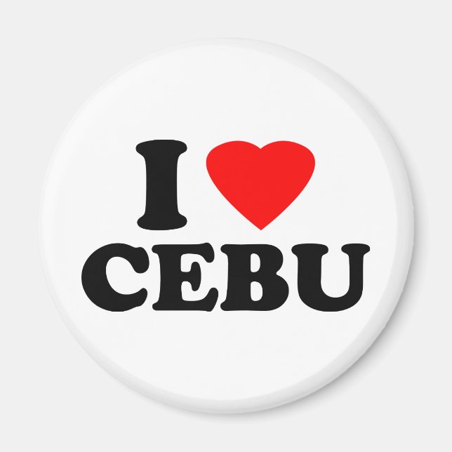 Aimant J'Aime Cebu (Devant)